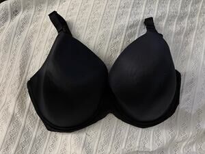 Parfait Black T-Shirt Bra 44H Smooth Full Coverage Underwire Plus Size